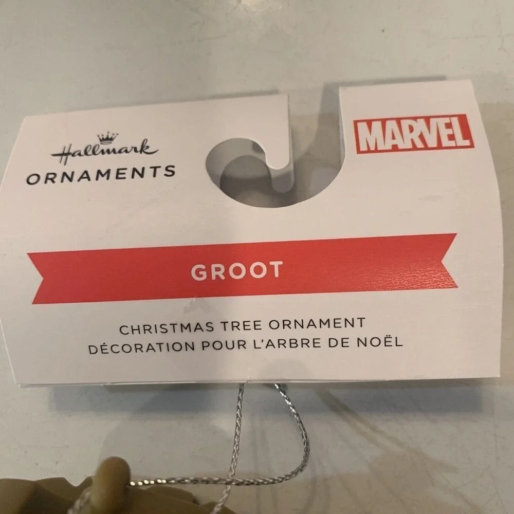 Set of 3 Hallmark‎ Marvel Groot Christmas Ornament 2023